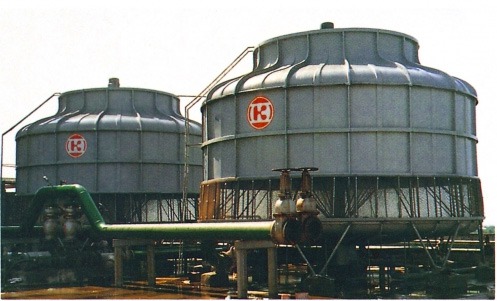 KST-H Counterflow, bottle type, high temperature cooling tower